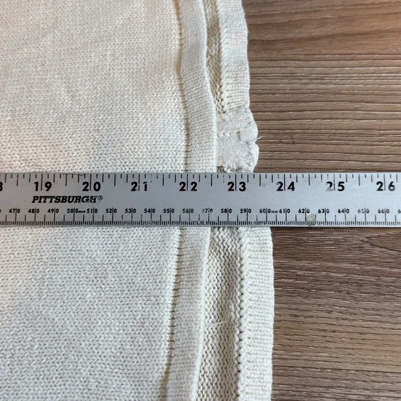 Vintage Ms Lee Cardigan Sweater Womens 2X Ivory Art to Wear Cottagecore Cardinal - Picture 6 of 12